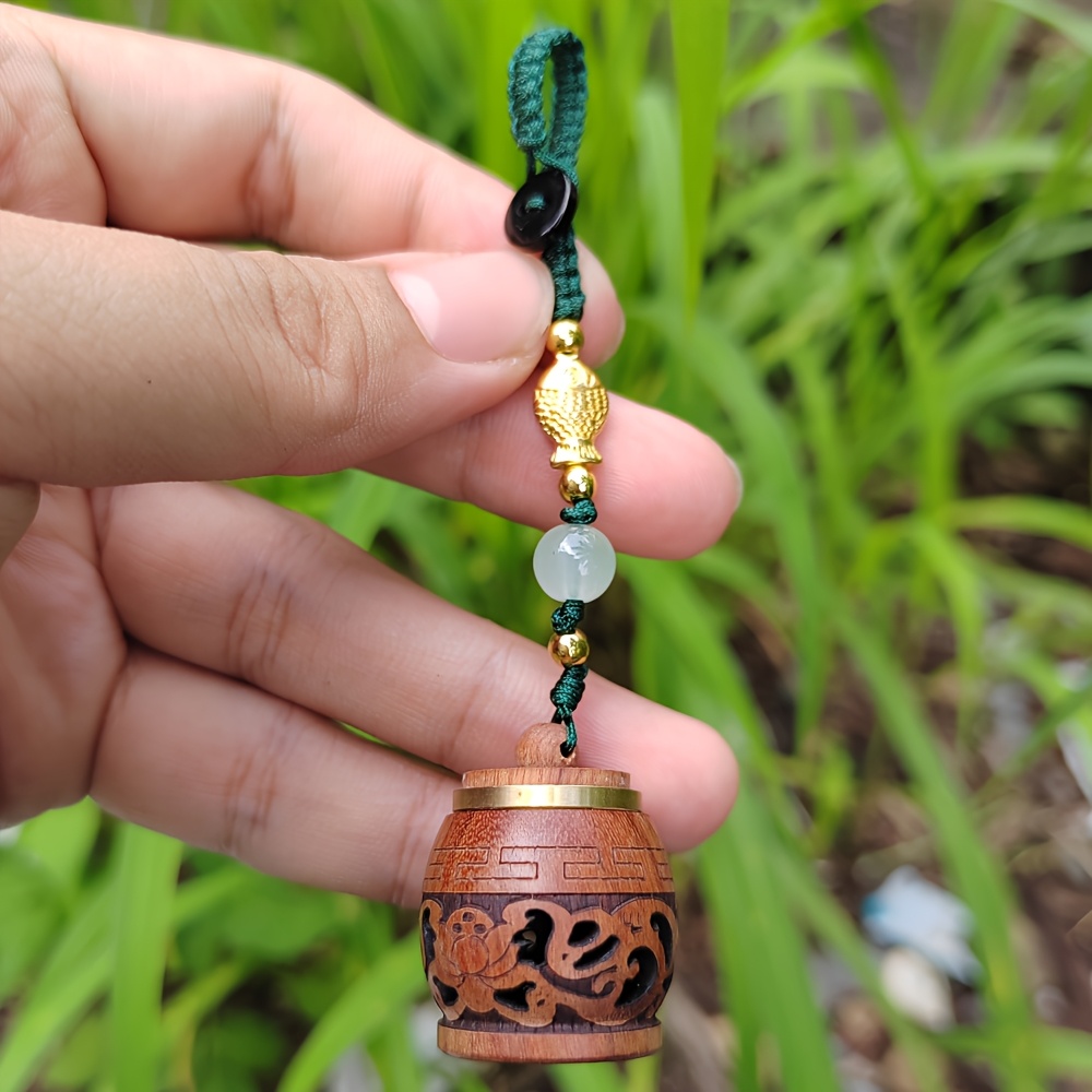 Openable Wooden Scent Diffuser Pendant Keychain